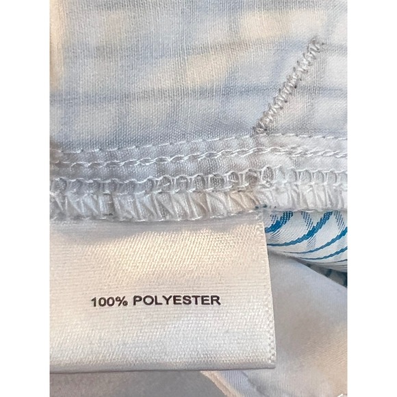 Peter Millar Mens Wicking Performance Golf Shorts Blue White Windowpane Size 34 - Picture 6 of 9